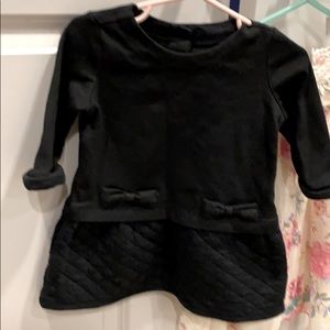 2T black dress with cute detail Gymboree